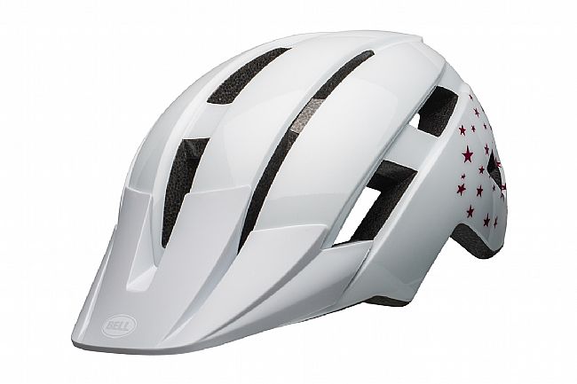 Bell Sidetrack II Youth Helmet Stars Gloss White