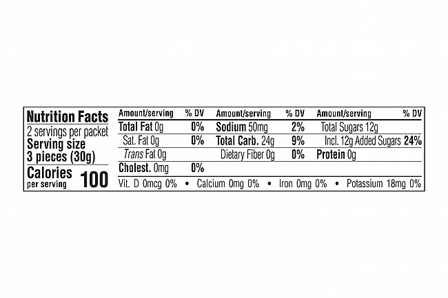 Clif Shot Bloks Energy Chews (Box of 18) Ginger Ale