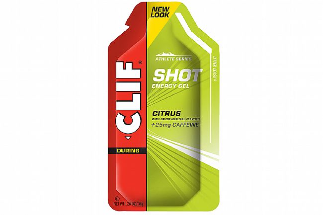 Clif Shot Energy Gels (Box of 24) Citrus w/25mg caffeine
