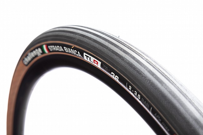 Challenge Strada Bianca Race TLR Tire Black/Brown