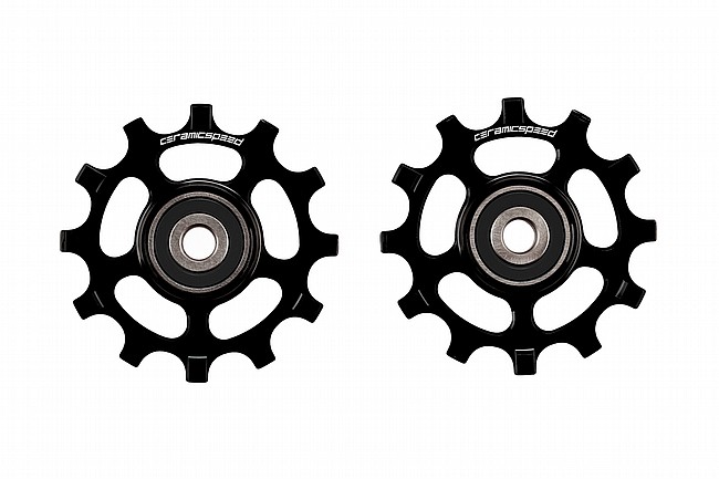 CeramicSpeed SRAM AXS Road 12s NW Pulley Wheels Black - 12T Narrow Wide