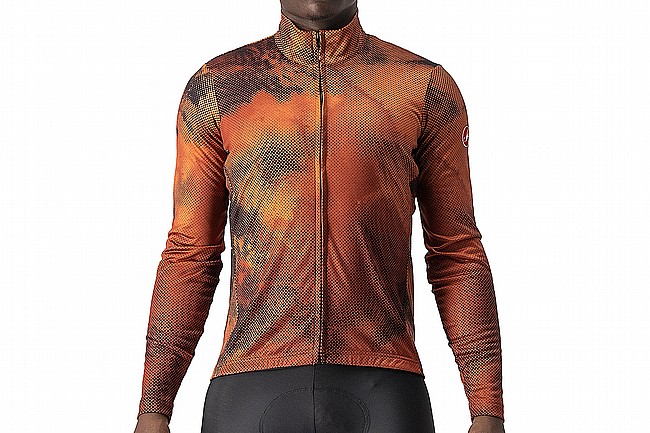Castelli Mens Ventaglio Jersey FZ Fuoco
