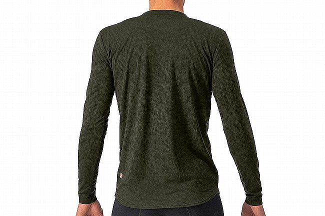 Castelli Mens Unlimited Merino Long Sleeve Military Green
