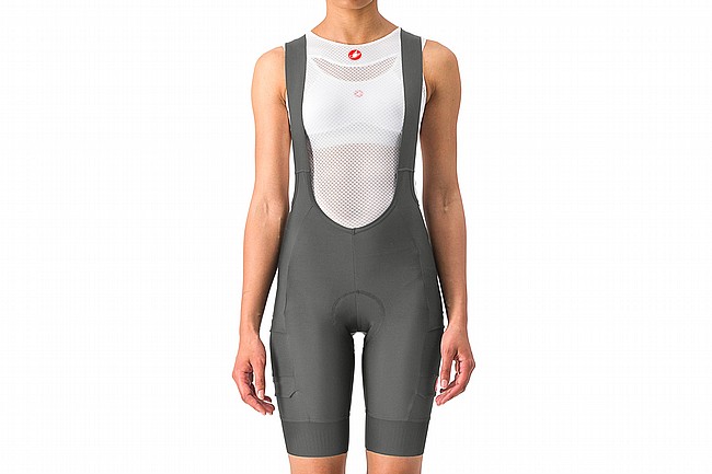 Castelli Womens Unlimited Cargo Bibshort Gunmetal Gray