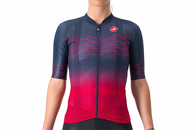 Castelli Womens Climbers 2.0 Jersey Belgian Blue/Persian Red
