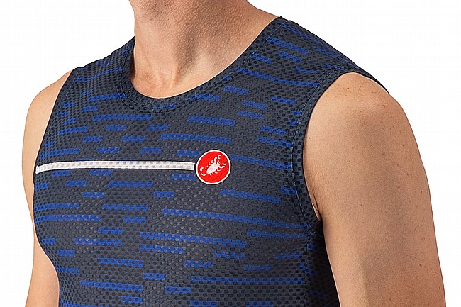 Castelli Mens Insider Sleeveless Jersey Savile Blue