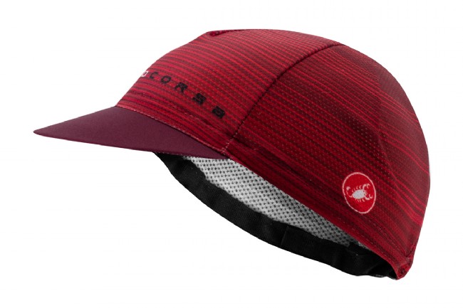 Castelli Rosso Corsa Cycling Cap Bordeaux