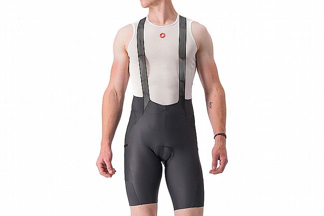Castelli Mens Free Unlimited Bibshort Dark Gray