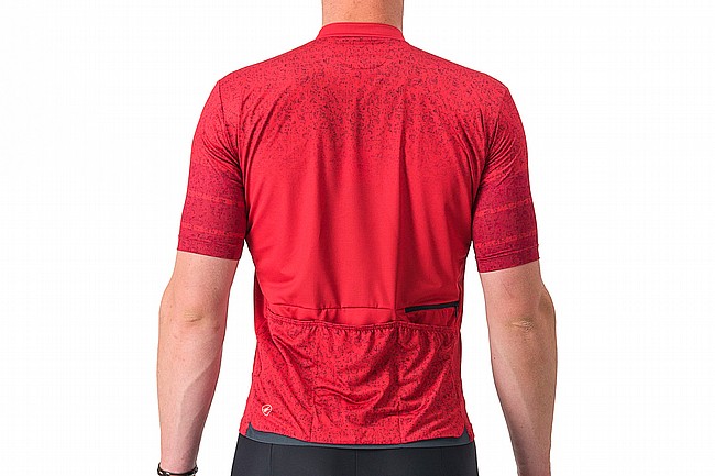 Castelli Mens Unlimited Terra Jersey Dark Red