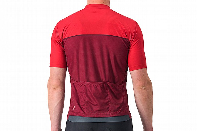 Castelli Mens Unlimited Entrata Jersey Dark Red/Bordeaux