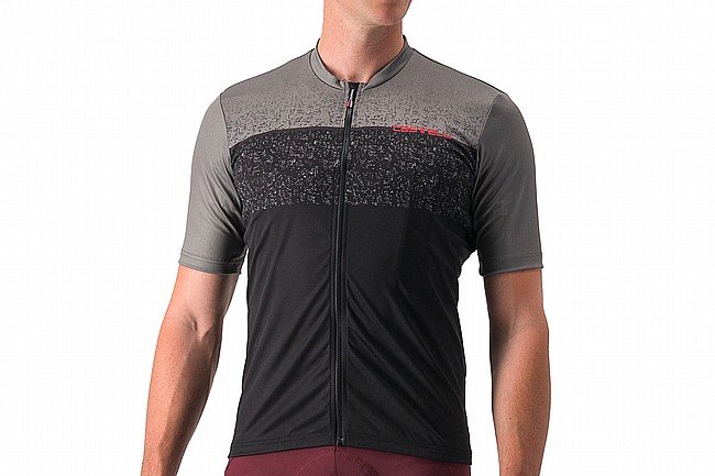 Castelli Mens Unlimited Entrata Jersey Gunmetal Gray/Black