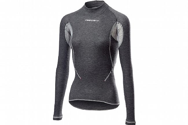 Castelli Womens Flanders 2 Warm Long Sleeve Baselayer Gray
