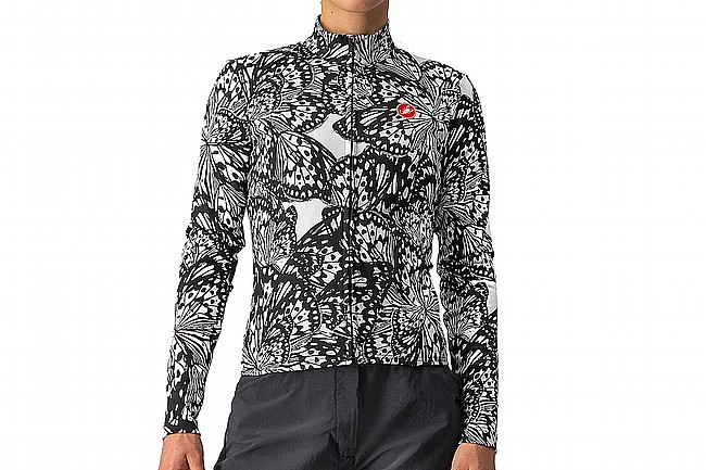 Castelli Womens Unlimited Thermal Jersey Black/White