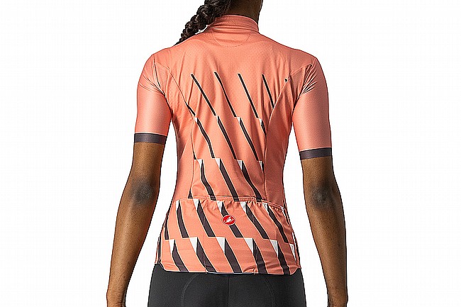 Castelli Womens Pendio Jersey Blush/Dark Gray-White