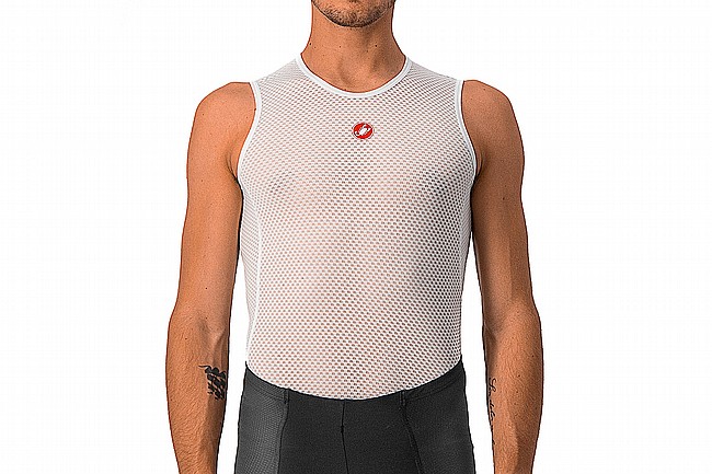 Castelli Mens Pro Issue Sleeveless Baselayer White