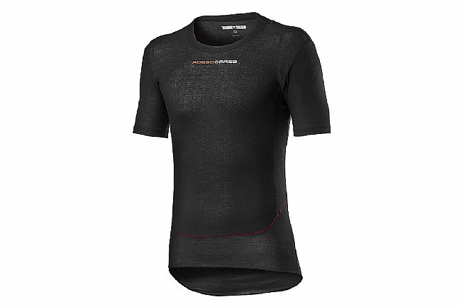 Castelli Mens Prosecco Tech Short Sleeve Baselayer Black