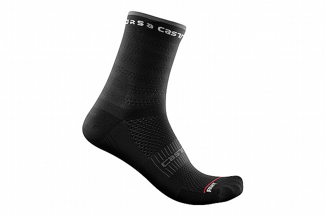 Castelli Womens Rosso Corsa 11 Sock Black