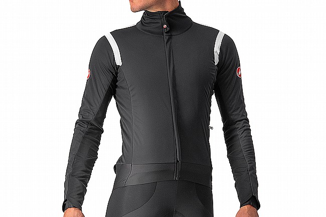 Castelli Mens Alpha RoS 2 Jacket Light Black/White-Dark Gray