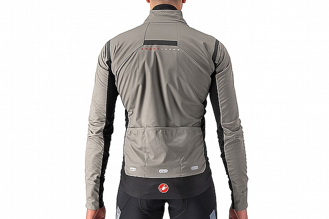 Castelli Mens Alpha RoS 2 Jacket Nickel Gray/Black Reflex-Black