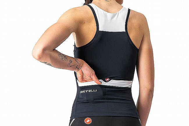 Castelli Womens Solaris Top Light Black/White