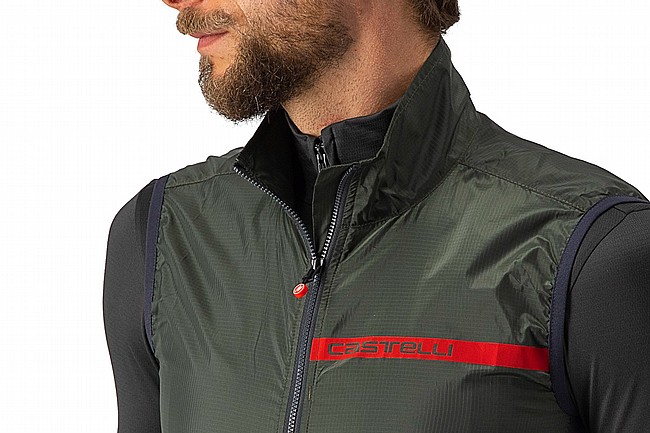 Castelli Mens Squadra Stretch Vest Military Green/Dark Gray