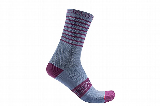 Castelli Womens Superleggera 12 Sock Violet Mist