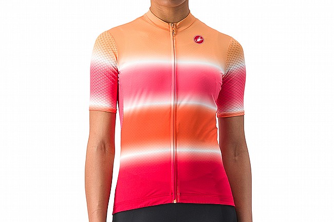 Castelli Womens Dolce Jersey Soft Orange/Hibiscus