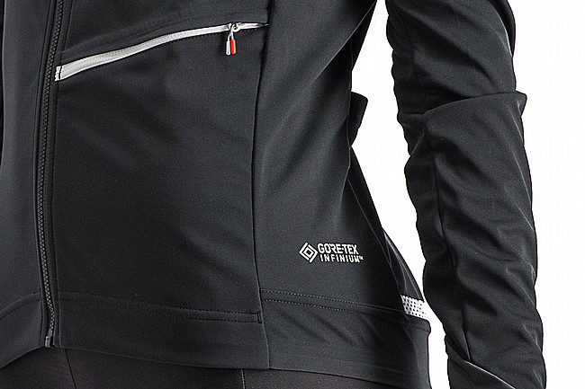 Castelli Womens Go Jacket Light Black/White