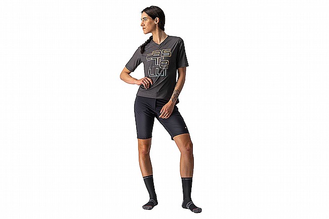 Castelli Womens Trail Tech Tee Dark Gray