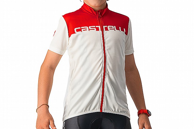 Castelli Youth Neo Prologo Jersey Ivory/Red