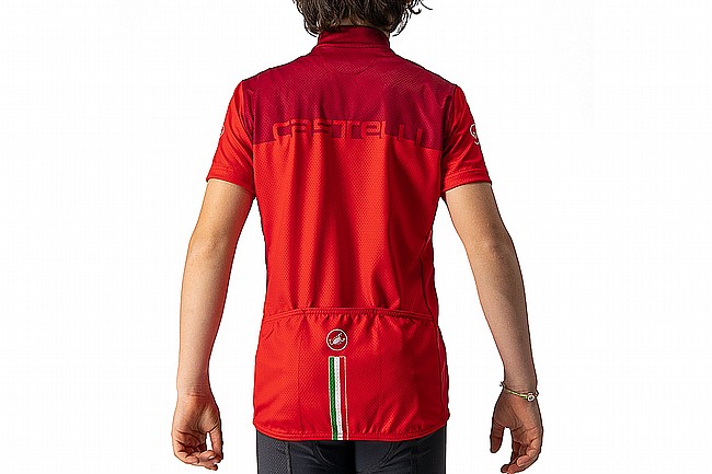 Castelli Youth Neo Prologo Jersey Red/Pro Red