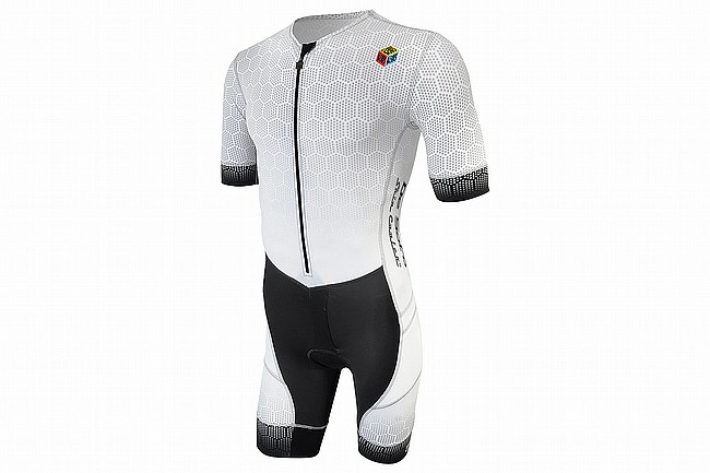 De Soto Mens Riviera Flisuit with Sleeves Grey Hive Fade