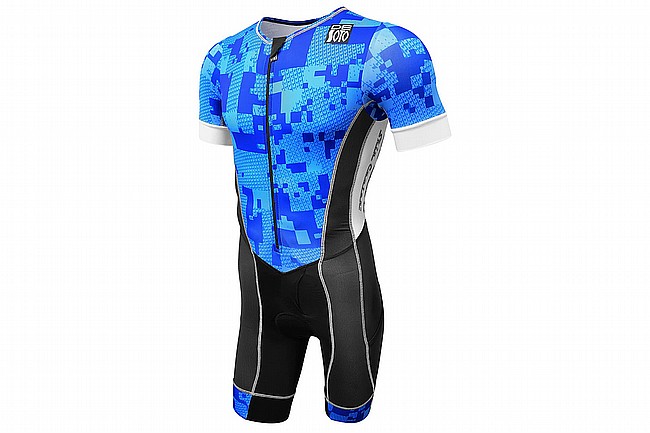 De Soto Mens Forza Flisuit- Sleeved Royal Camouflage