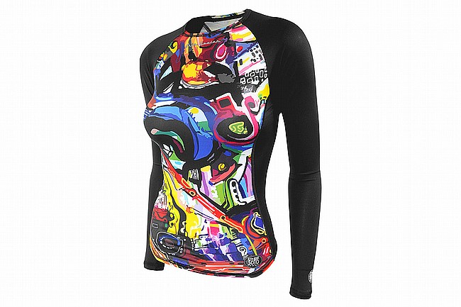 De Soto Womens Skin Cooler Long Sleeve Top Entropy of Color