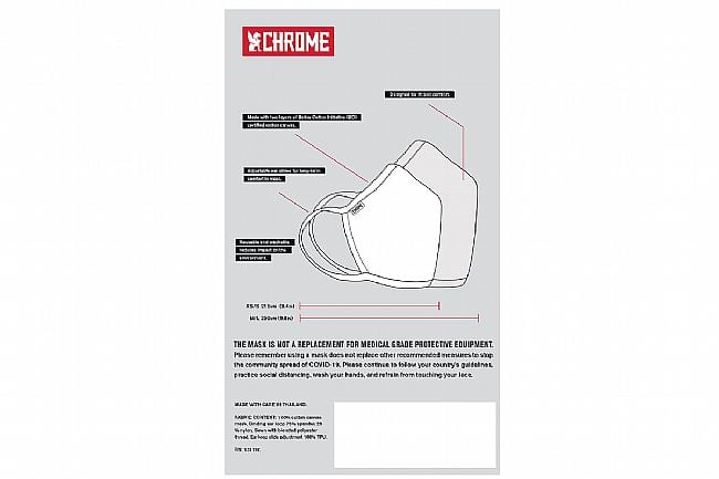 Chrome Citizen Face Masks ( Set of 2 ) Chrome Citizen Face Masks ( Set of 2 )