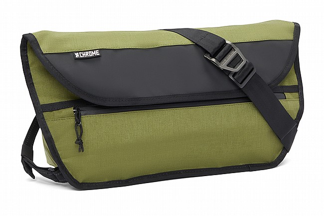 Chrome Simple Messenger Bag Olive Branch
