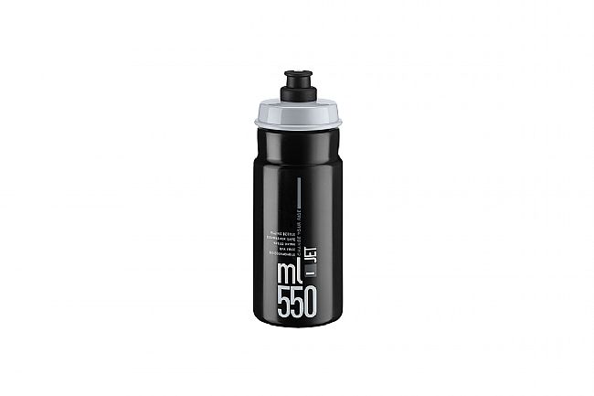 Elite Jet Water Bottle (550 ml) Black w/ Gray Logo
