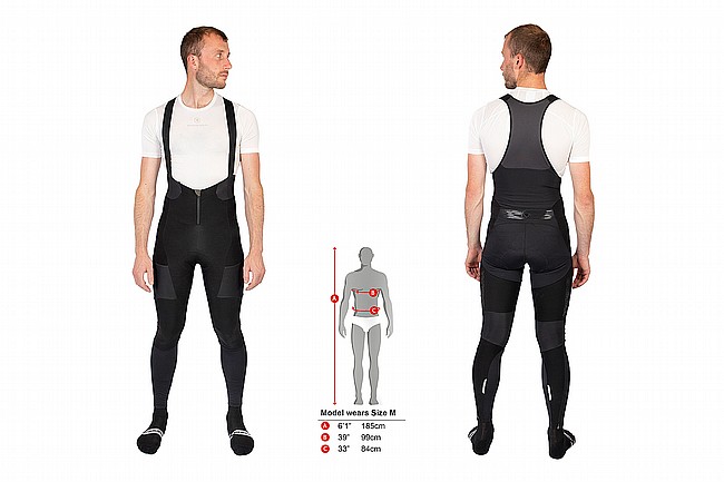 Endura Mens GV500 Thermal Bibtight Black
