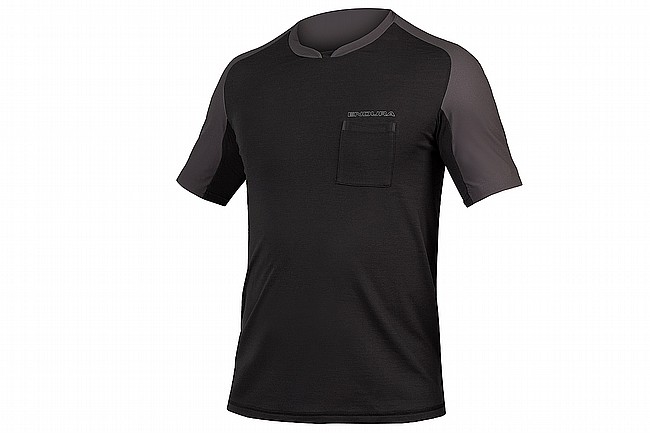 Endura Mens GV500 Foyle Tech Tee Black