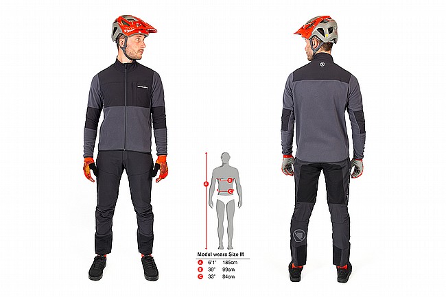 Endura Mens Hummvee Full Zip Fleece 