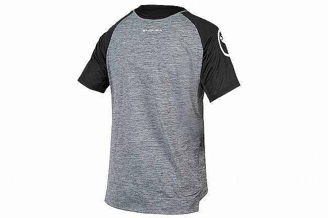 Endura Mens SingleTrack Short Sleeve Jersey Pewter