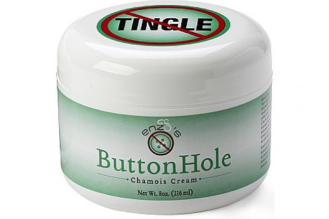 Enzos Cycling Products ButtonHole Chamois Cream No Tingle - 8oz Jar