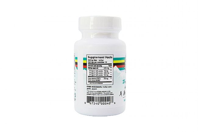 Floyds of Leadville CBD Isolate Softgel 25mg (Qty 30) Floyds of Leadville CBD Hemp Oil Softgels 25mg (Bottle of 30)