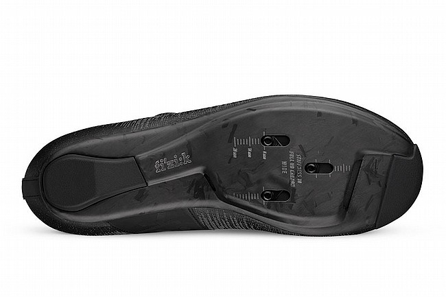 Fizik Mens Vento Infinito Knit Carbon 2 Wide Road Shoe Black/Black