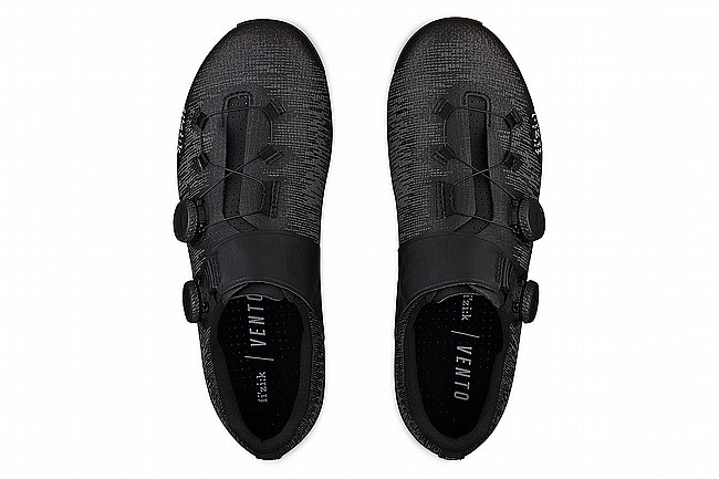 Fizik Mens Vento Infinito Knit Carbon 2 Wide Road Shoe Black/Black