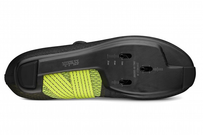 Fizik Mens Vento Stabilita Carbon Road Shoe Black/Fluo Yellow