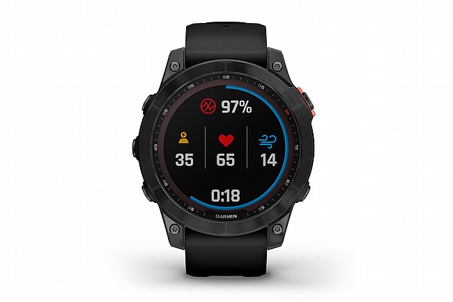 Garmin Fenix 7 Solar GPS Watch Stress / Heart-rate / Breath Status