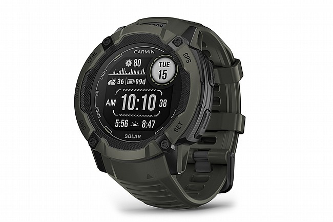 Garmin Instinct 2X Solar GPS Watch Moss