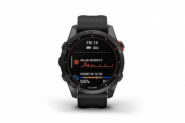 Garmin Fenix 7S Solar GPS Watch Solar Intensity / Sun Cycles