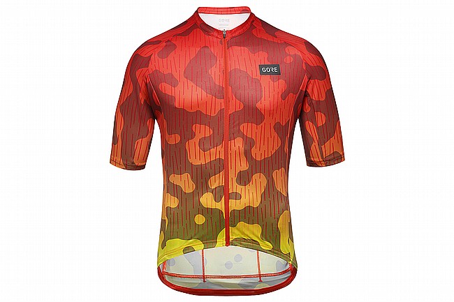 Gore Wear Mens Gore Rain Camo Jersey Fireball